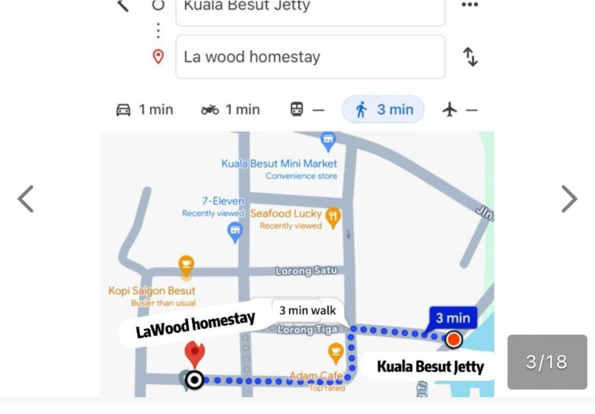 La Wood Homestay Near Kuala Besut Jetty Eksteriør billede